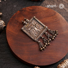 Tribal Silver Ahoi Mata Pendant, a Beautifully handcrafted tribal silver amulet pendant from a bygone area, that bring back memories and stories of that time.&nbsp;Wear it with a long chain or with a black thread, or layer them to create a distinct look. This Amulet reflects a beautiful blend of faith and craftsmanship — a perfect representation of heritage jewellery.