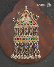 Beautiful handcrafted tribal silver pendant from a bygone area, that bring back memories and stories of that time. Wear it with a long chain or with a black thread, or layer them to create a distinct look.&nbsp;