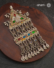 Beautiful handcrafted tribal silver pendant from a bygone area, that bring back memories and stories of that time. Wear it with a long chain or with a black thread, or layer them to create a distinct look.&nbsp;