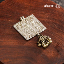 Tribal Silver Ahoi Mata Pendant, a Beautifully handcrafted tribal silver amulet pendant from a bygone area, that bring back memories and stories of that time. Wear it with a long chain or with a black thread, or layer them to create a distinct look. This Amulet reflects a beautiful blend of faith and craftsmanship — a perfect representation of heritage jewellery.