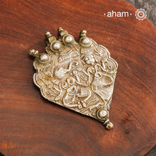 Tribal Ganesh & Lakshmi Silver Pendant