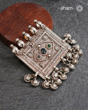 Beautiful handcrafted tribal silver amulet pendant from a bygone area, that bring back memories and stories of that time.Wear it with a long chain or with a black thread, or layer them to create a distinct look.