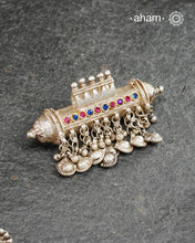 Beautiful handcrafted tribal silver amulet pendant from a bygone area, that bring back memories and stories of that time.Wear it with a long chain or with a black thread, or layer them to create a distinct look.