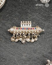 Beautiful handcrafted tribal silver amulet pendant from a bygone area, that bring back memories and stories of that time.Wear it with a long chain or with a black thread, or layer them to create a distinct look.