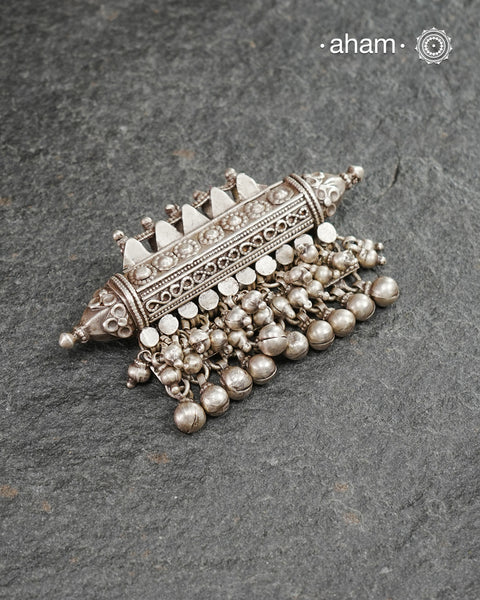 Beautiful handcrafted tribal silver amulet pendant from a bygone area, that bring back memories and stories of that time.&nbsp;Wear it with a long chain or with a black thread, or layer them to create a distinct look.