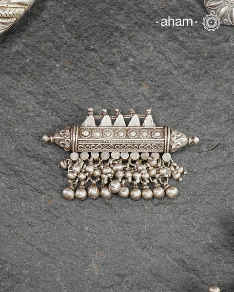 Beautiful handcrafted tribal silver amulet pendant from a bygone area, that bring back memories and stories of that time.&nbsp;Wear it with a long chain or with a black thread, or layer them to create a distinct look.