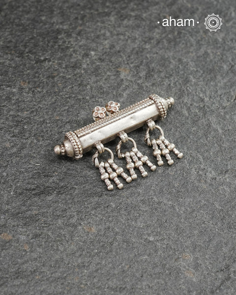 Beautiful handcrafted tribal silver amulet pendant from a bygone area, that bring back memories and stories of that time.&nbsp;Wear it with a long chain or with a black thread, or layer them to create a distinct look.