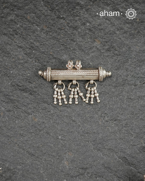 Beautiful handcrafted tribal silver amulet pendant from a bygone area, that bring back memories and stories of that time.&nbsp;Wear it with a long chain or with a black thread, or layer them to create a distinct look.