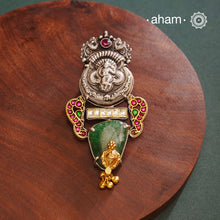 Krishna Two Tone Silver Pendant