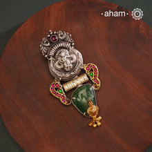 Krishna Two Tone Silver Pendant