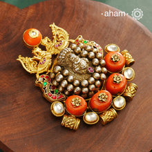 Krishna Two Tone Silver Pendant