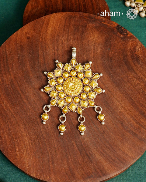 Bandhel Two Tone Silver Pendant