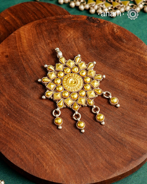 Bandhel Two Tone Silver Pendant