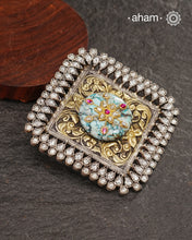 Handmade ira stone pendant with Mughal Inspired intricate floral inlay work in semi precious stone setting, classic chitai work and zircon stone setting. Wear it long or short with a chain of your choice, or add some beads to it. A piece so timeless that it can we worn across generations. Please note, each piece created in this series is unique and one of a kind.
(Does not include chain)