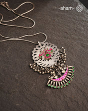 Ira Peacock Silver Neckpiece