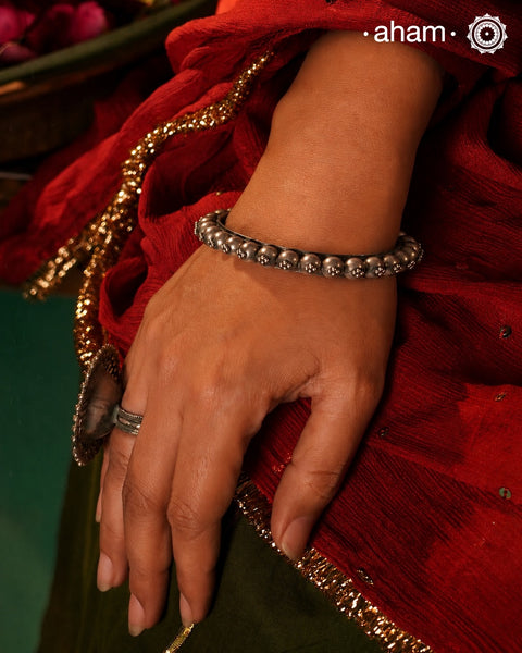 Classic Silver Hand Kada (Size:2.8)