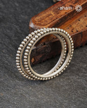 Handcrafted everyday wear bangles in 92.5 sterling silver.