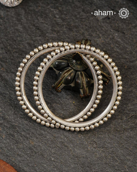 Handcrafted everyday wear bangles in 92.5 sterling silver.