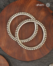 Handcrafted everyday wear bangles in 92.5 sterling silver.