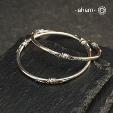 Everyday Silver Bangles (Size: 2.2, 2.4, 2.6, 2.8)