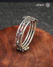 Mewad Silver Kada (Size: 2.4, Openable)