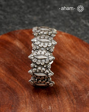 Handcrafted Mewad 92.5 sterling silver kada with intricate motifs.
Classic statement pieces which are a must have in every jewellery lovers collection.