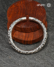 Chitai Silver Kada  (Size 2.6, Open Cuff)