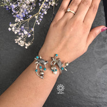 Summer Love Turquoise Silver Hand Cuff