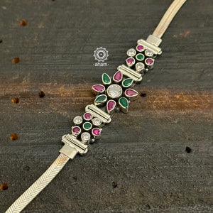 Summer Love Multi stone bracelet. Handcrafted in 92.5 sterling silver.