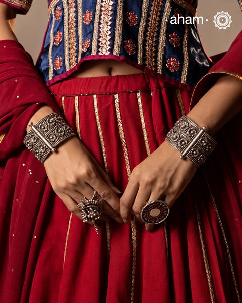 Tribal Silver Kada (Size 2.4)
