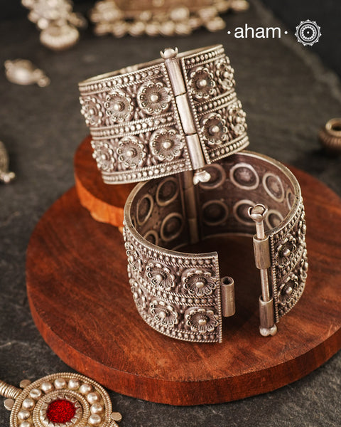 Tribal Silver Kada (Size 2.4)