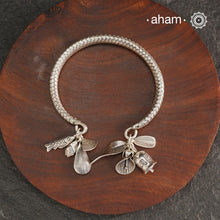 A.M P.M Silver Bracelet with Charms