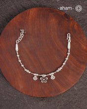 A.M P.M Charm Silver Bracelet