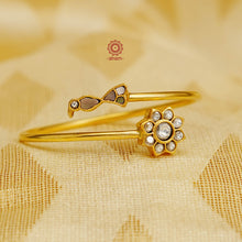 Beautiful, fun, lightweight twist & wear bracelets. Handcrafted in silver with gold polish and perfect kundan highlights. Wear them alone or stack them. They are also great budget buys that you can gift your loved ones this festive season.