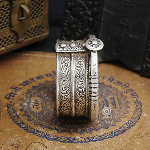 Vintage Silver Kambi Kadle Kada
