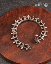 Vintage Tribal Silver Kada (Size: 2.3, Openable)