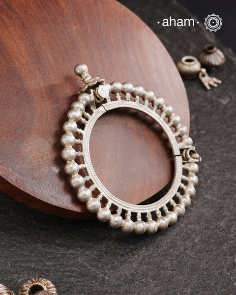 Vintage Silver Kada (Size 2.4, Openable)