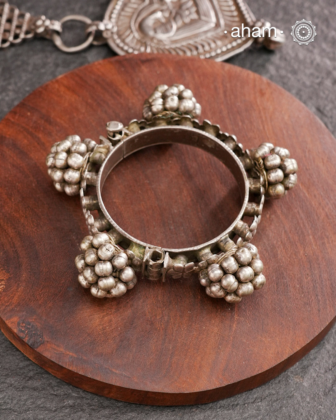Vintage Silver Kada (Size 2.1, Openable)