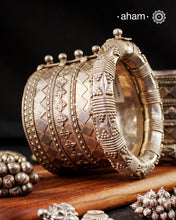 Vintage Silver Kambi Kadle Kada (Pair)