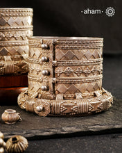 Vintage Silver Kambi Kadle Kada (Pair)