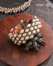 Tribal pauchi with silver bead work, handcrafted by skilful artisans. Beautiful handcuff from a bygone era, that bring back memories and stories of that time. Please note that we have not changed the original cotton threading that you see inside.