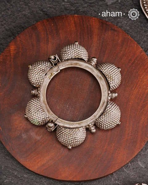 Vintage Silver Kada (Size 2.0, Openable)