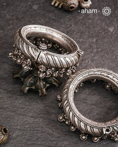Tribal Silver Kada (Size: 2.4 Openable)