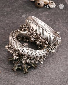 Tribal Silver Kada (Size: 2.4 Openable)