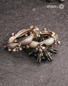 Tribal silver handcrafted by skilful artisans. Beautiful piece from a bygone era, that bring back memories and stories of that time.