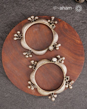 Tribal Silver Kada (Size: 2.1, Openable)