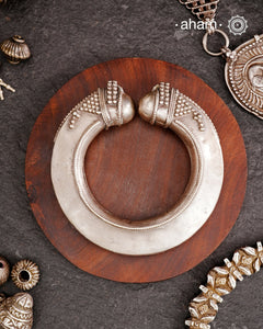 Tribal Vintage Silver Leg Kada