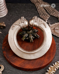 Tribal Vintage Silver Leg Kada