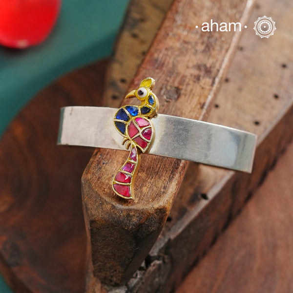 Handcrafted 92.5 sterling silver handcuff. Minimal modern pieces that are great for stacking.