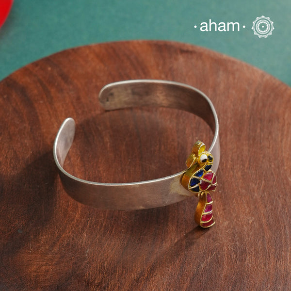 Handcrafted 92.5 sterling silver handcuff. Minimal modern pieces that are great for stacking.